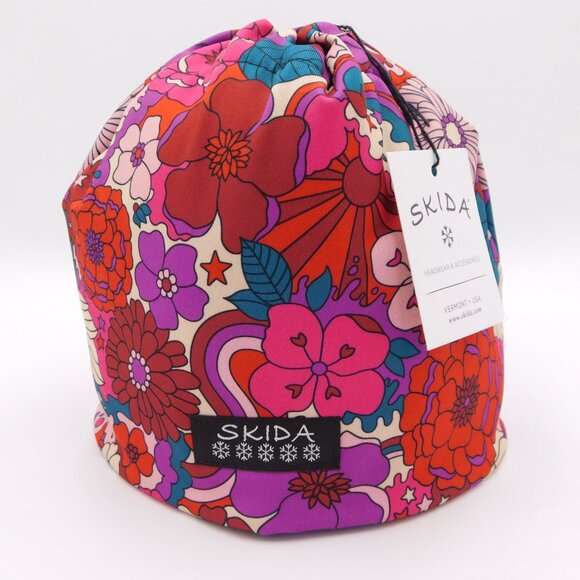 Skida Alpine Hat | Floral | 70s Psychodelic Flowers | Ski | Outdoors | NWT - Picture 5 of 10